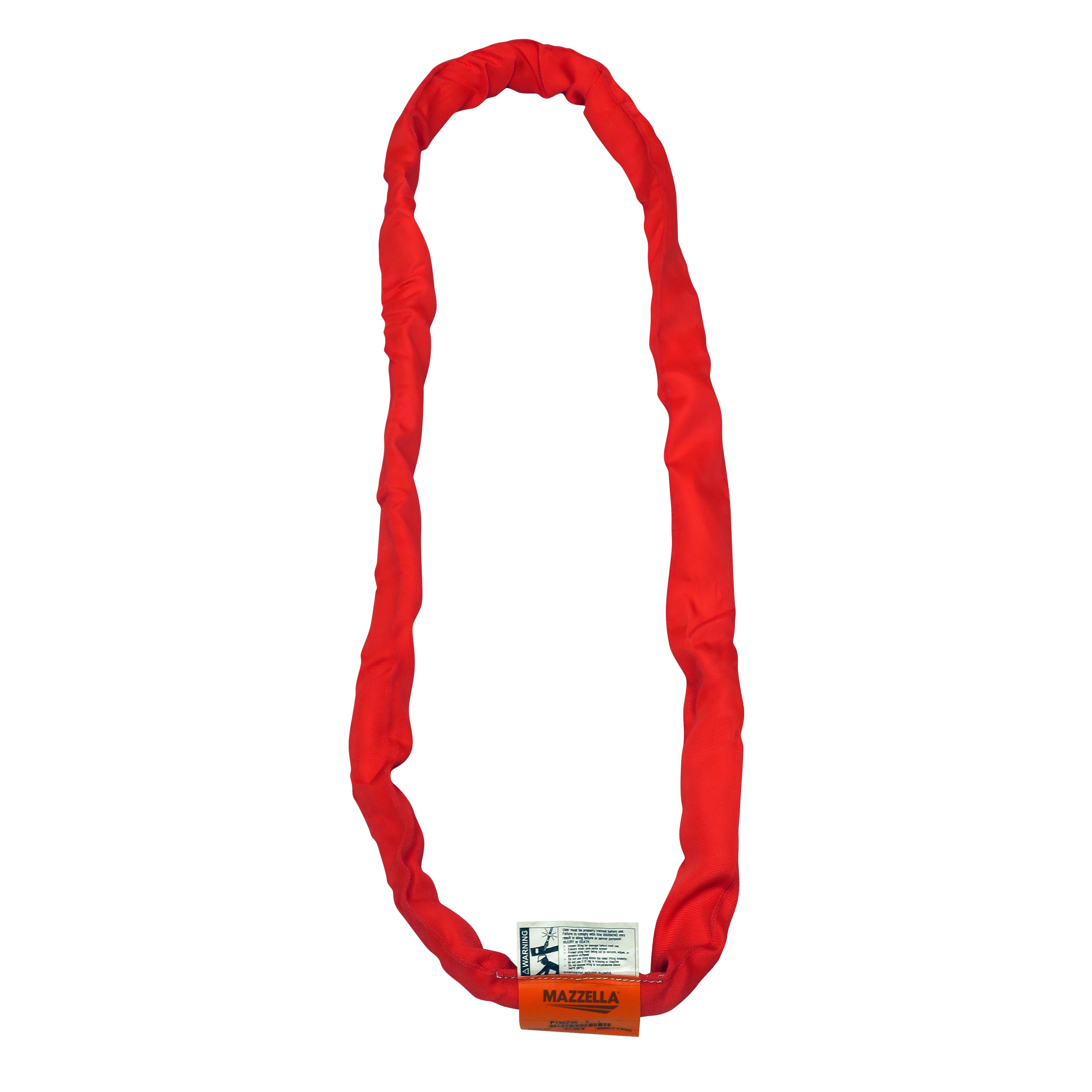 Mazzella 8' Long Single-Path Roundsling, 13,200 lbs. Vertical WLL